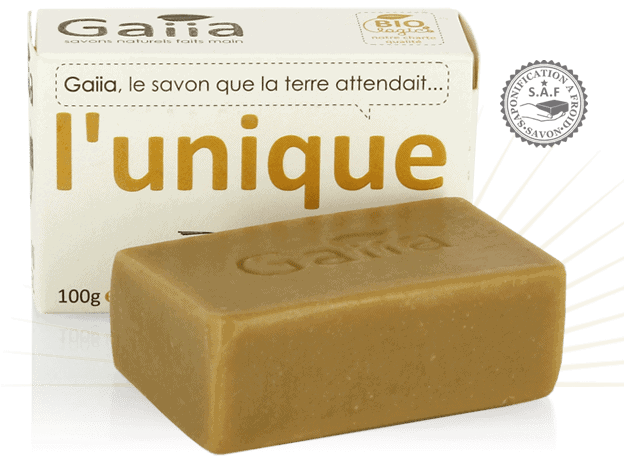 SAVON A FROID SURGRAS BIO / AU CURCUMA / 100G – Gaiia - SAVONNERIE