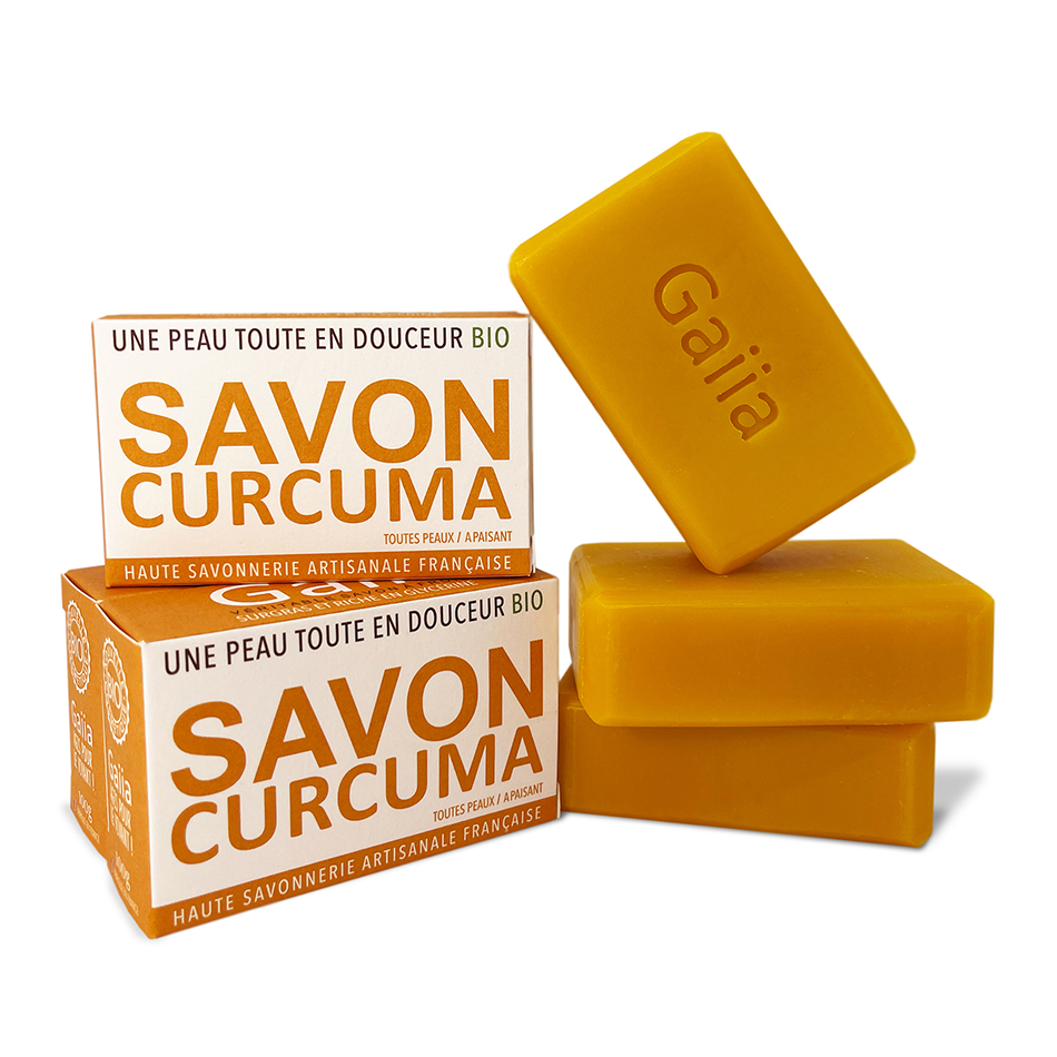 Savon au curcuma bienfait - Saponification à froid Namitiis