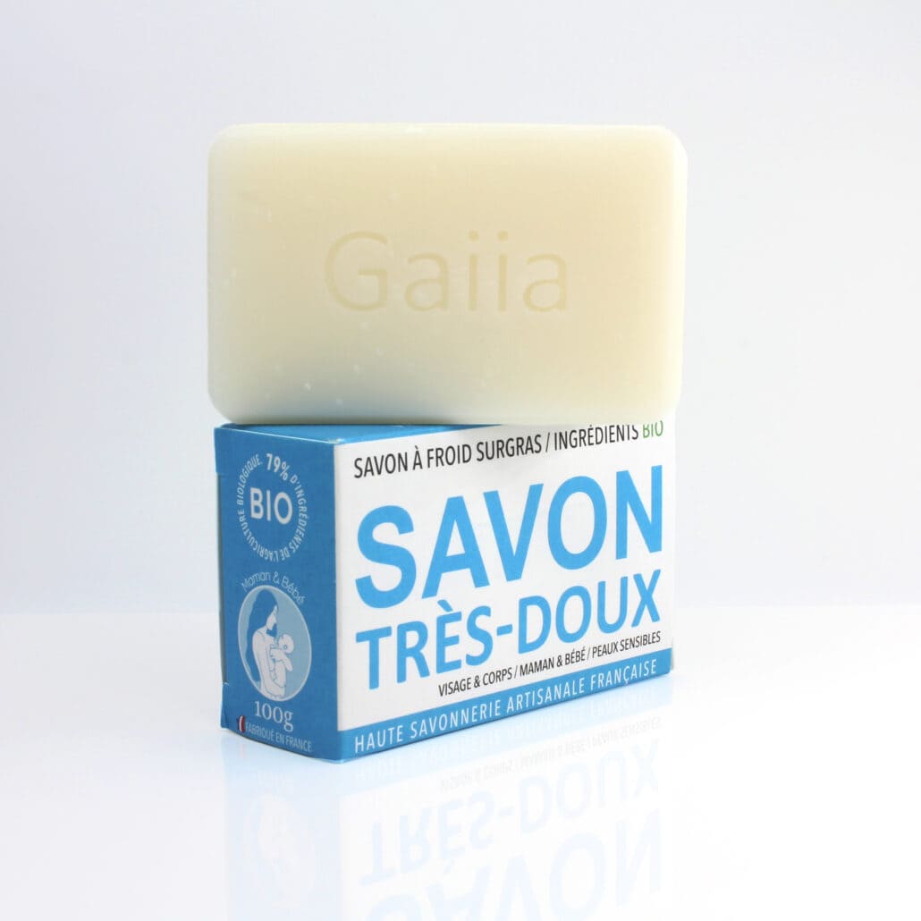 savon très doux pour les peaux sèches de gaiia