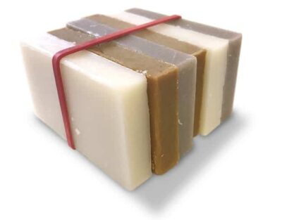 Savon saponifié à froid - Au curcuma & argile rouge - Krakra - 100g