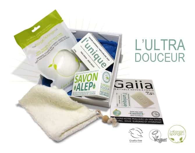 coffret de savons doux pour bébé