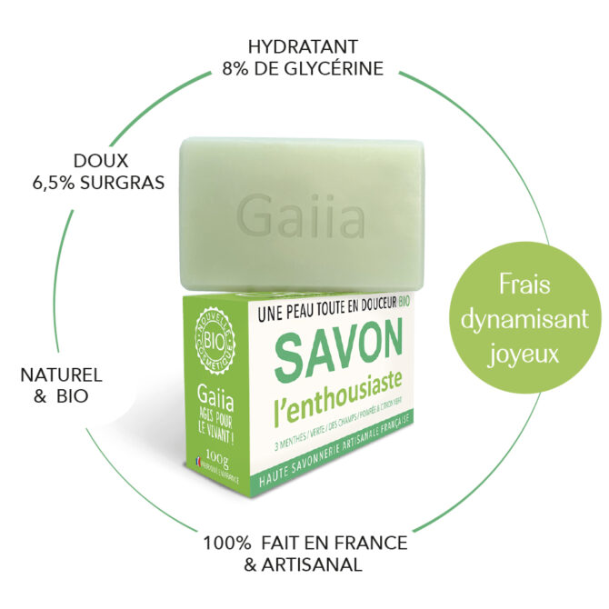 savon menthe,savon lemongras,savon à froid