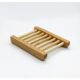 Porte-savon en bois simple.