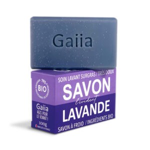 Savon bio lavande Gaiia surgras.