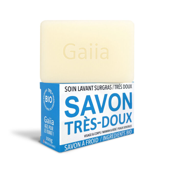 SAVON TRÈS DOUX / SURGRAS / BIO / 100G