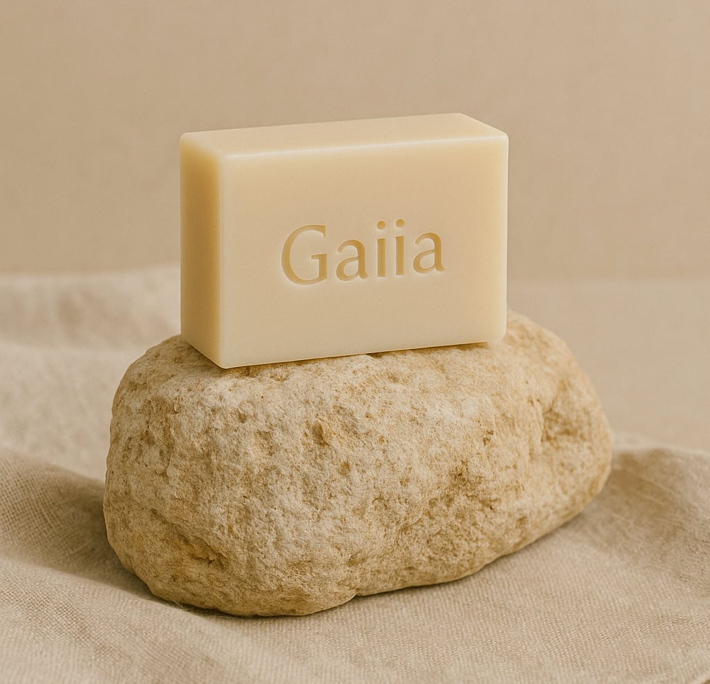 Savon Gaiia sur pierre beige