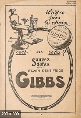 savon dentifrice