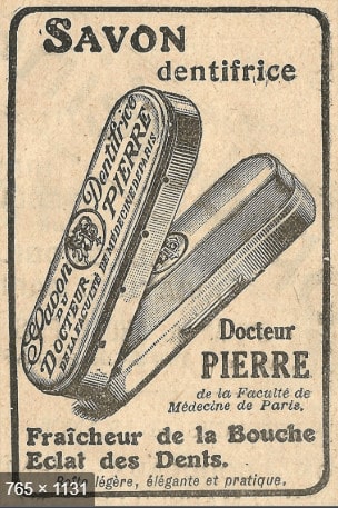savon dentifrice