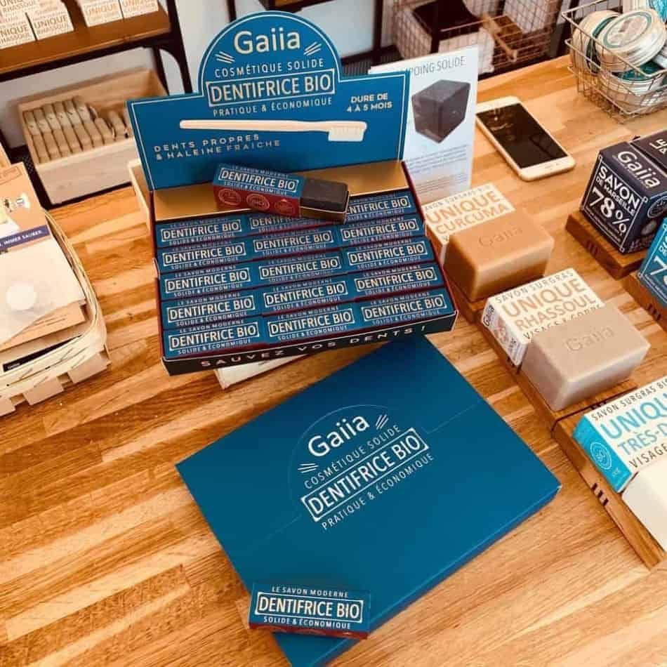 savon dentifrice moderne Gaiia