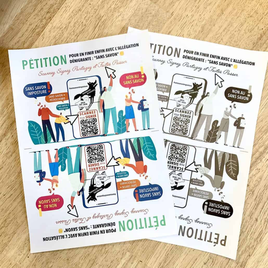 Le flyer à télécharger pour soutenir la pétition 