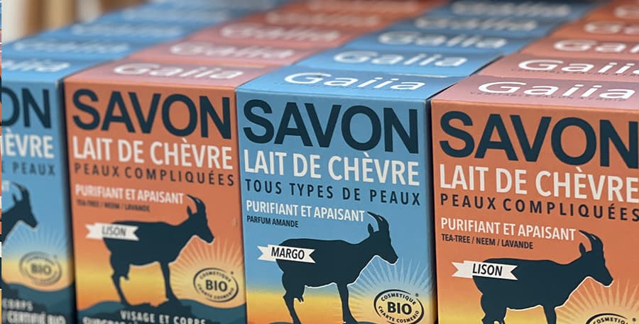 savon lait de chèvre