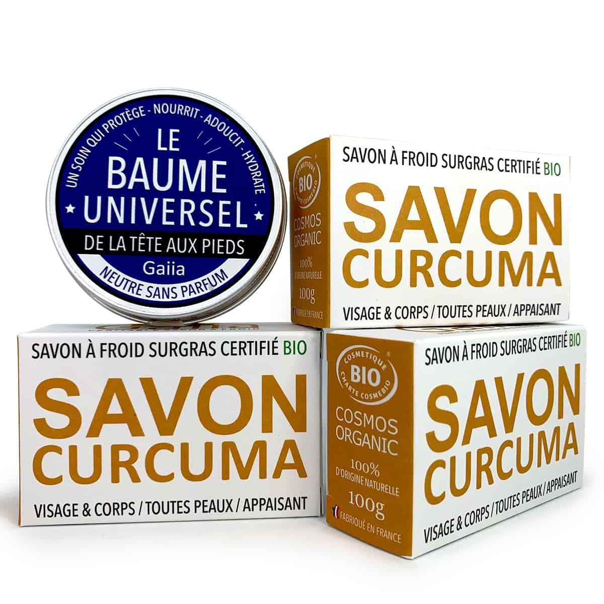 SAVON A FROID SURGRAS BIO / AU CURCUMA / 100G – Gaiia - SAVONNERIE