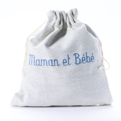 pochon,coton bio,fibre recyclée,Maman et bébé,transport,facilité,léger,simplicité