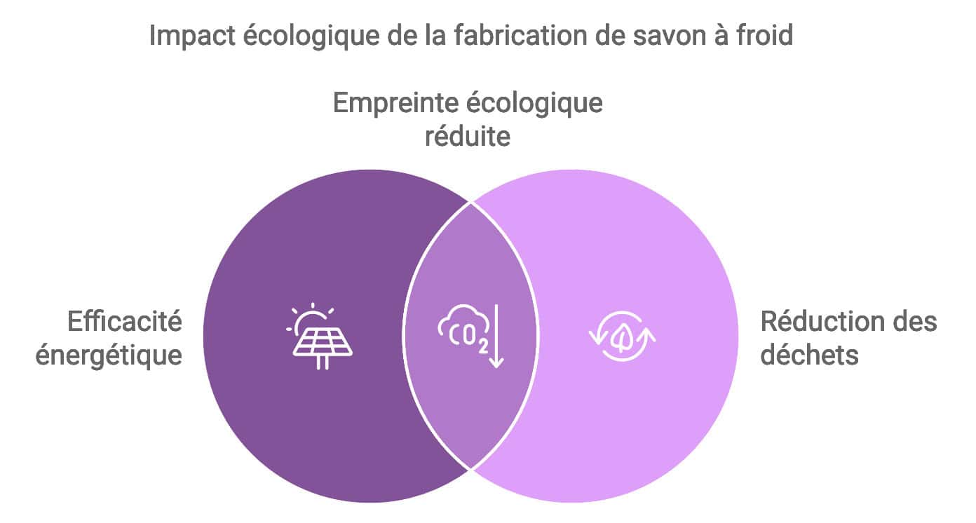 Diagramme impact écologique savon à froid