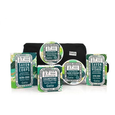 Produits cosmétiques naturels Gaia, emballage écologique.
