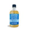 Bouteille de savon douche peau sensible.