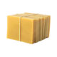 Pile de barres de cire naturelle.