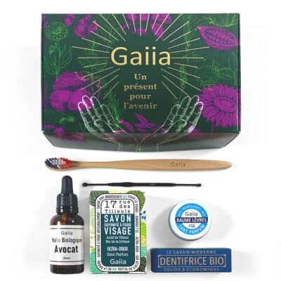 Coffret produits biologiques Gaiia.